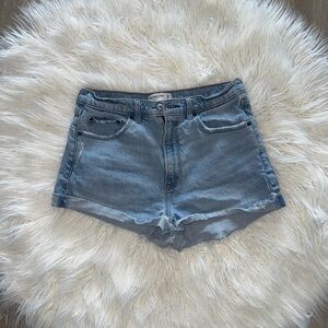 Abercrombie & Fitch Mom Blue Denim Women's Shorts
